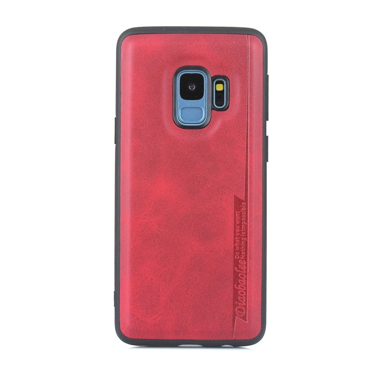 For Galaxy S9 Diaobaolee Shockproof PU + TPU Protective Case