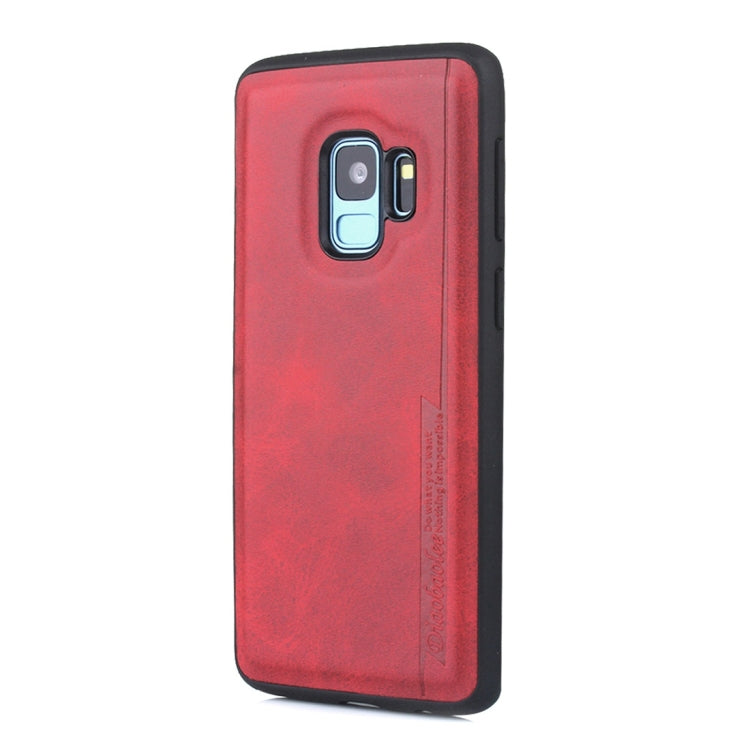 For Galaxy S9 Diaobaolee Shockproof PU + TPU Protective Case