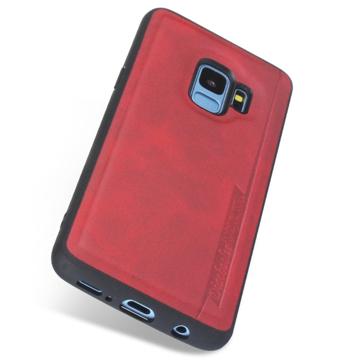 For Galaxy S9 Diaobaolee Shockproof PU + TPU Protective Case