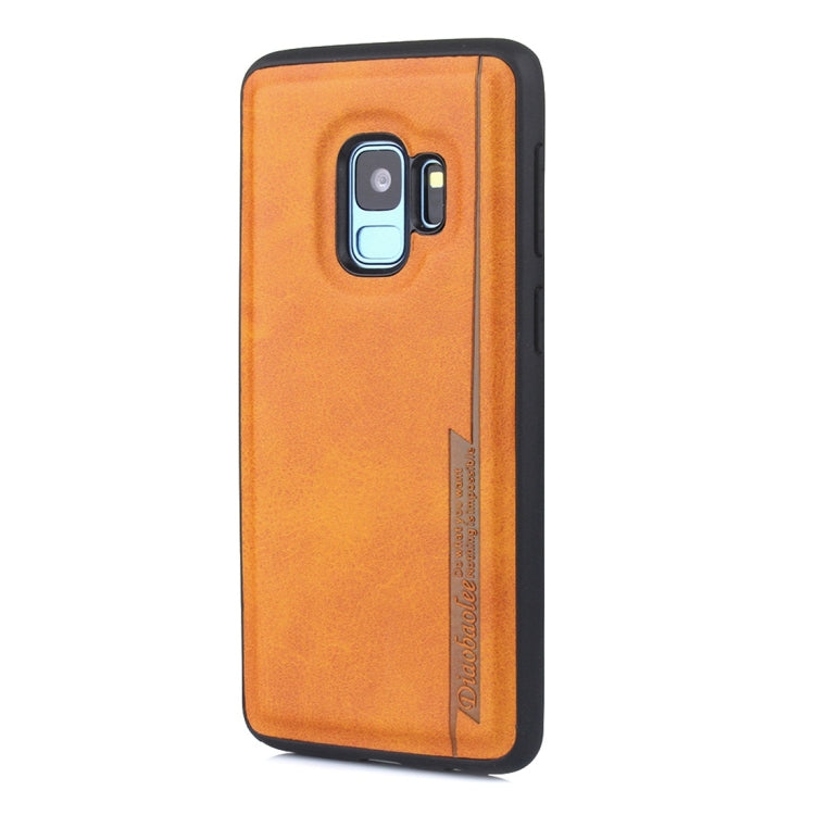 For Galaxy S9 Diaobaolee Shockproof PU + TPU Protective Case