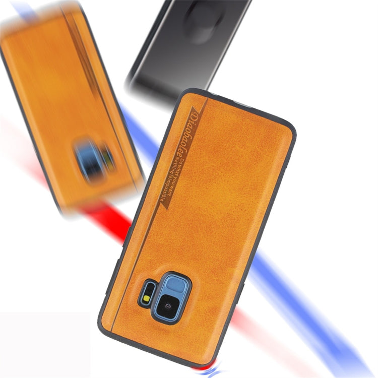 For Galaxy S9 Diaobaolee Shockproof PU + TPU Protective Case