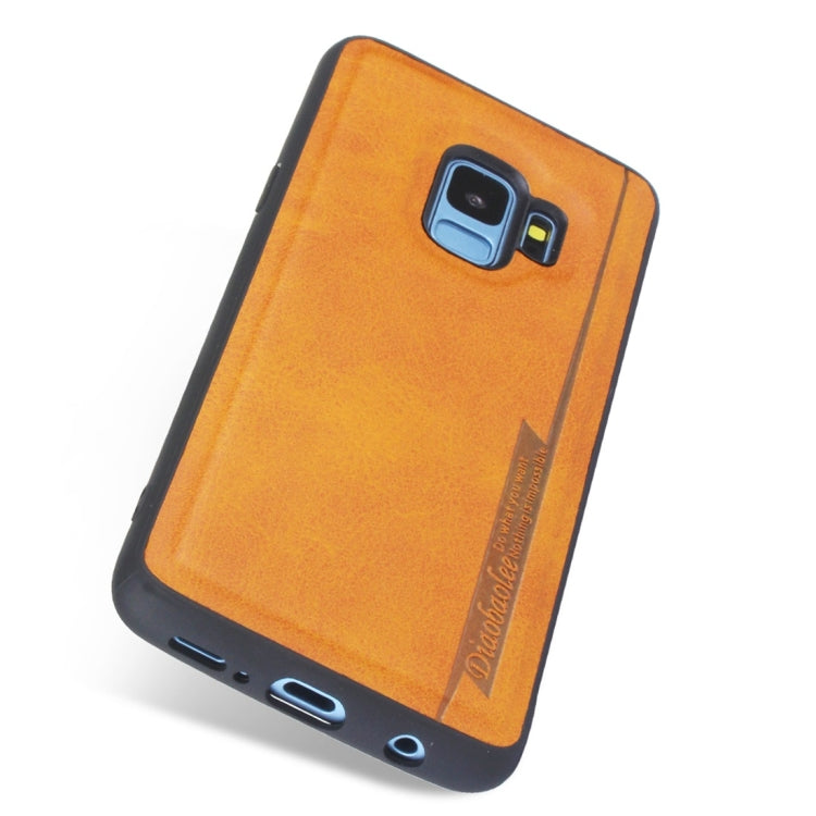 For Galaxy S9 Diaobaolee Shockproof PU + TPU Protective Case