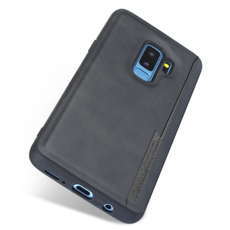 For Galaxy S9+ Diaobaolee Shockproof PU + TPU Protective Case