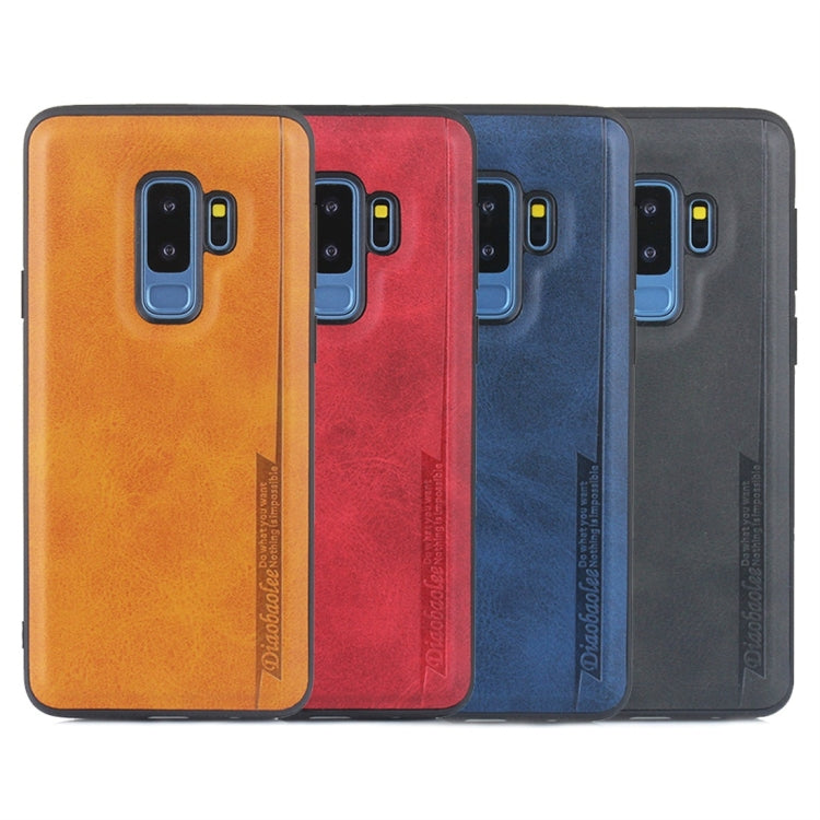 For Galaxy S9+ Diaobaolee Shockproof PU + TPU Protective Case