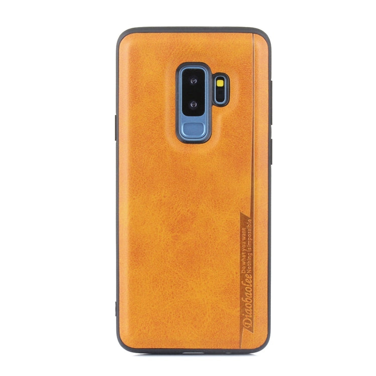 For Galaxy S9+ Diaobaolee Shockproof PU + TPU Protective Case