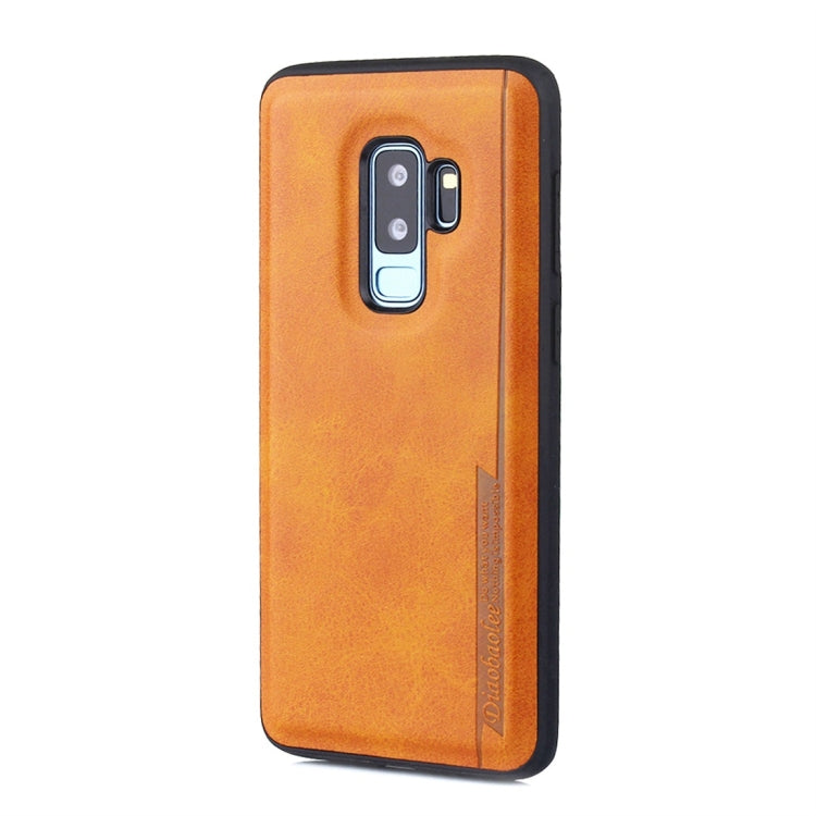 For Galaxy S9+ Diaobaolee Shockproof PU + TPU Protective Case