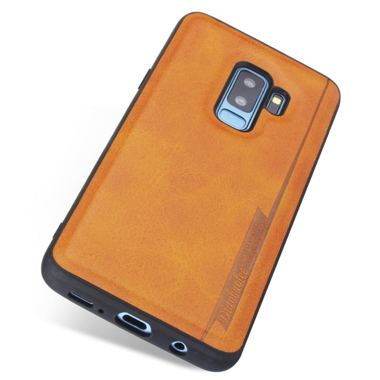 For Galaxy S9+ Diaobaolee Shockproof PU + TPU Protective Case