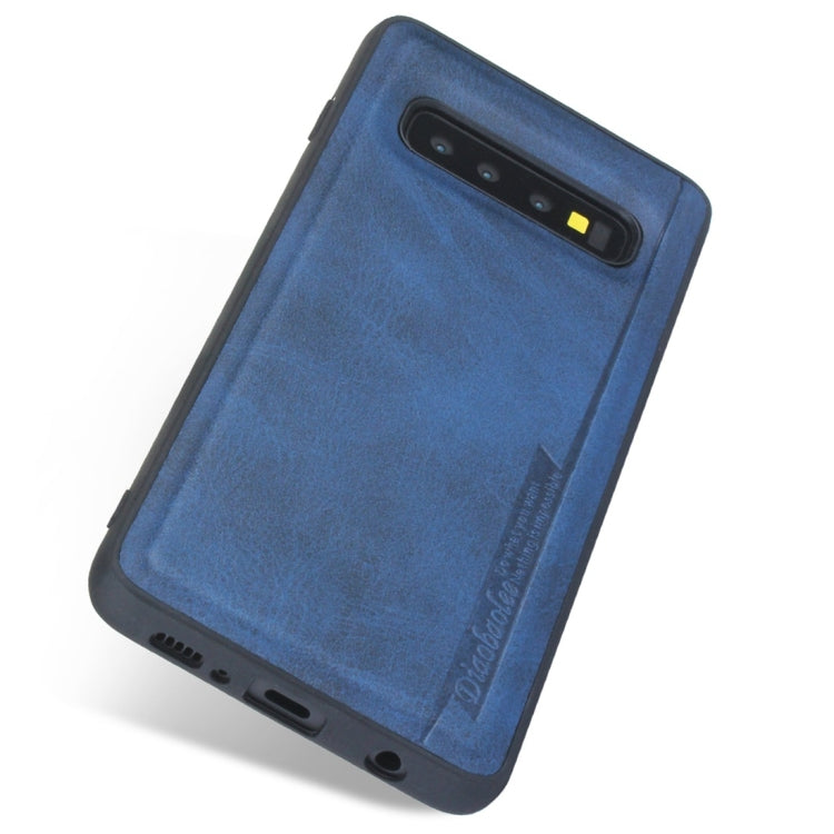 For Galaxy S10 Diaobaolee Shockproof PU + TPU Protective Case