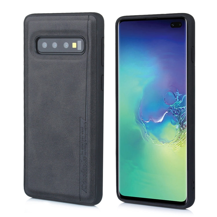 For Galaxy S10 Diaobaolee Shockproof PU + TPU Protective Case