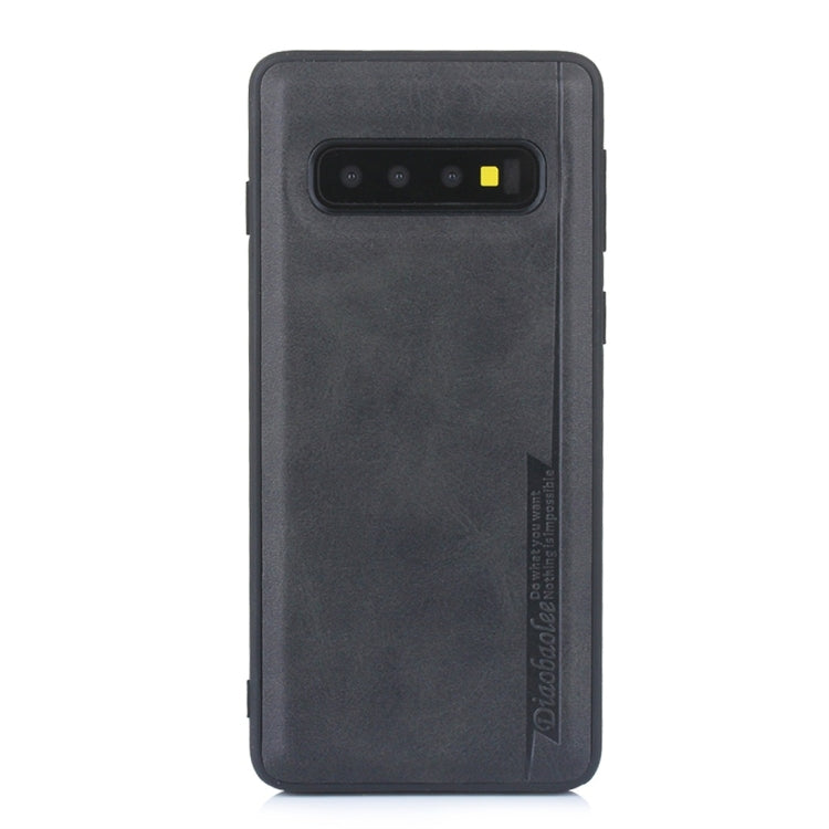 For Galaxy S10 Diaobaolee Shockproof PU + TPU Protective Case