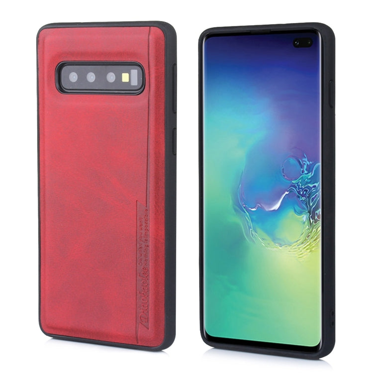 For Galaxy S10 Diaobaolee Shockproof PU + TPU Protective Case