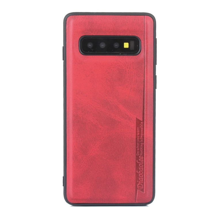 For Galaxy S10 Diaobaolee Shockproof PU + TPU Protective Case