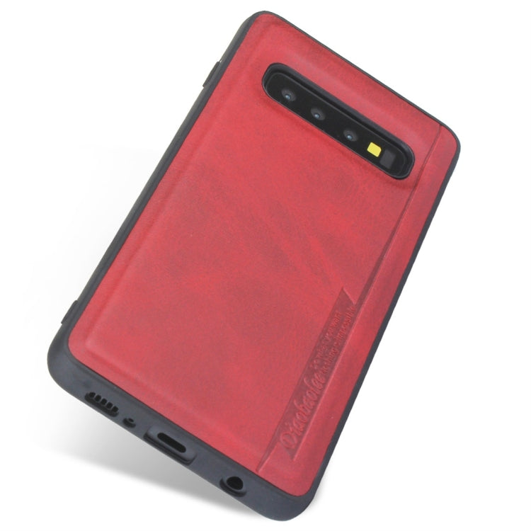 For Galaxy S10 Diaobaolee Shockproof PU + TPU Protective Case