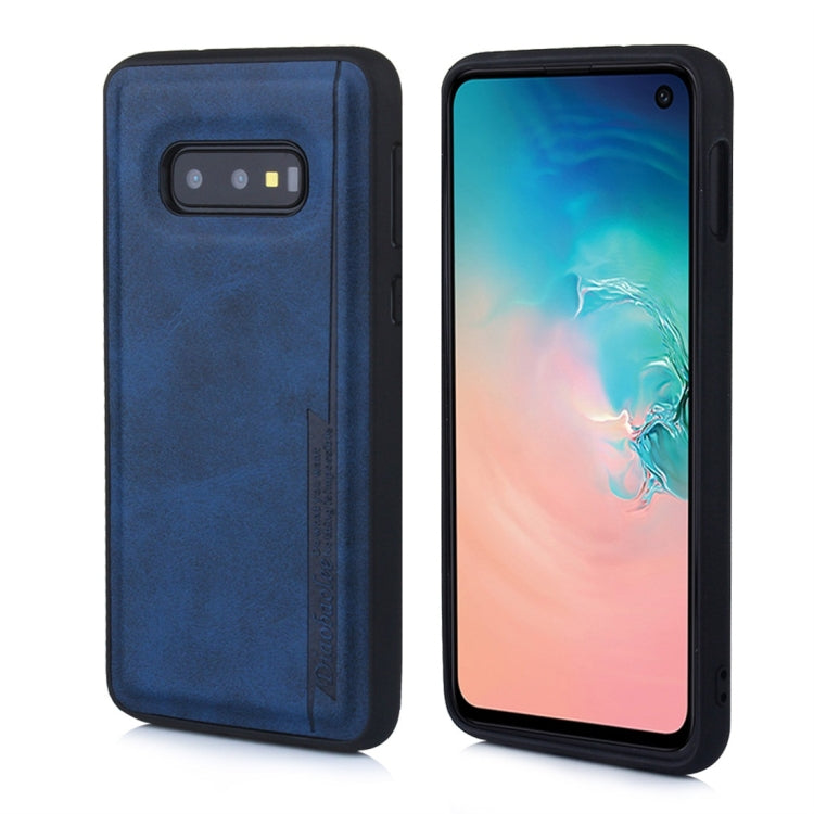 For Galaxy S10e Diaobaolee Shockproof PU + TPU Protective Case
