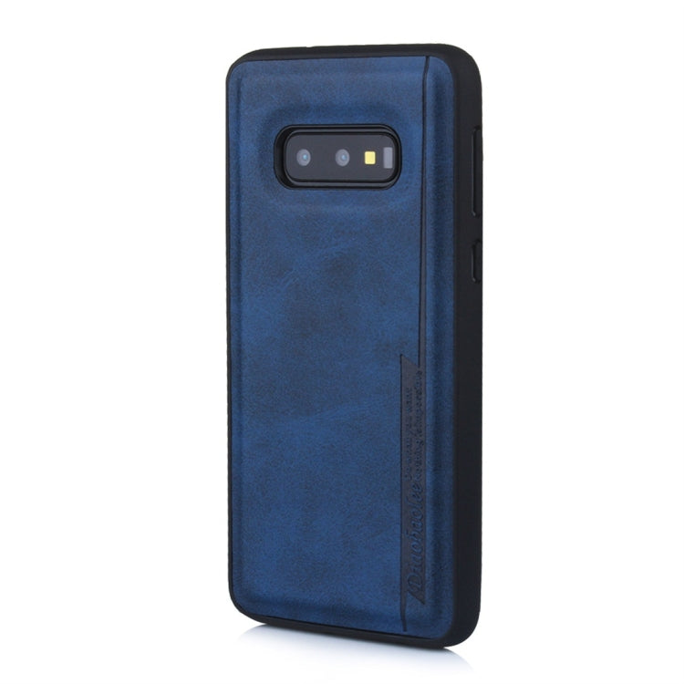 For Galaxy S10e Diaobaolee Shockproof PU + TPU Protective Case