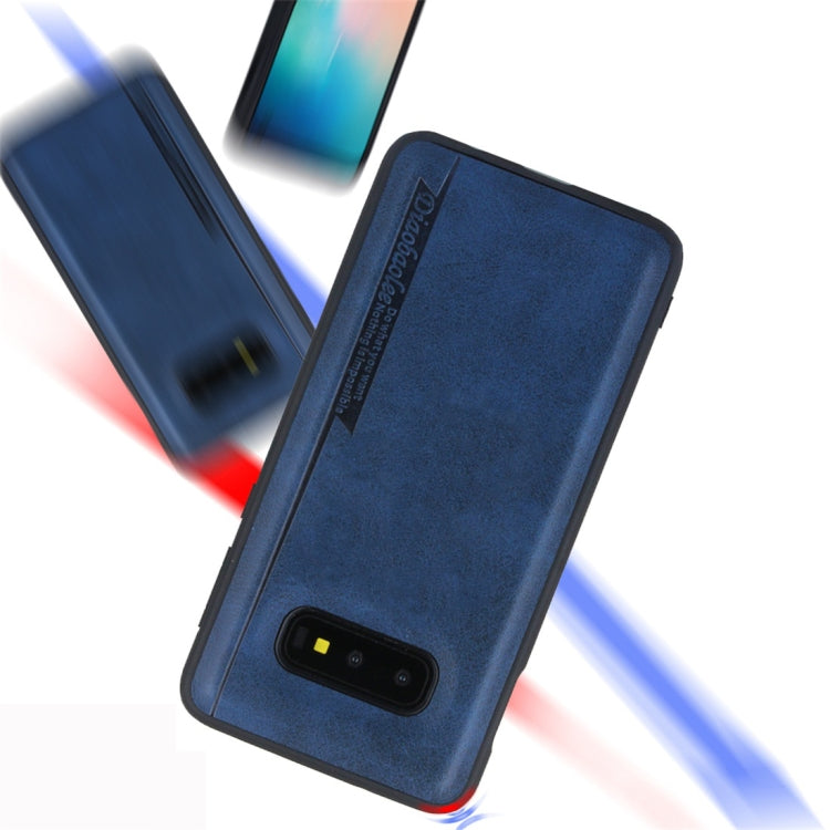 For Galaxy S10e Diaobaolee Shockproof PU + TPU Protective Case