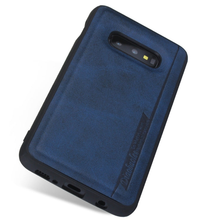 For Galaxy S10e Diaobaolee Shockproof PU + TPU Protective Case