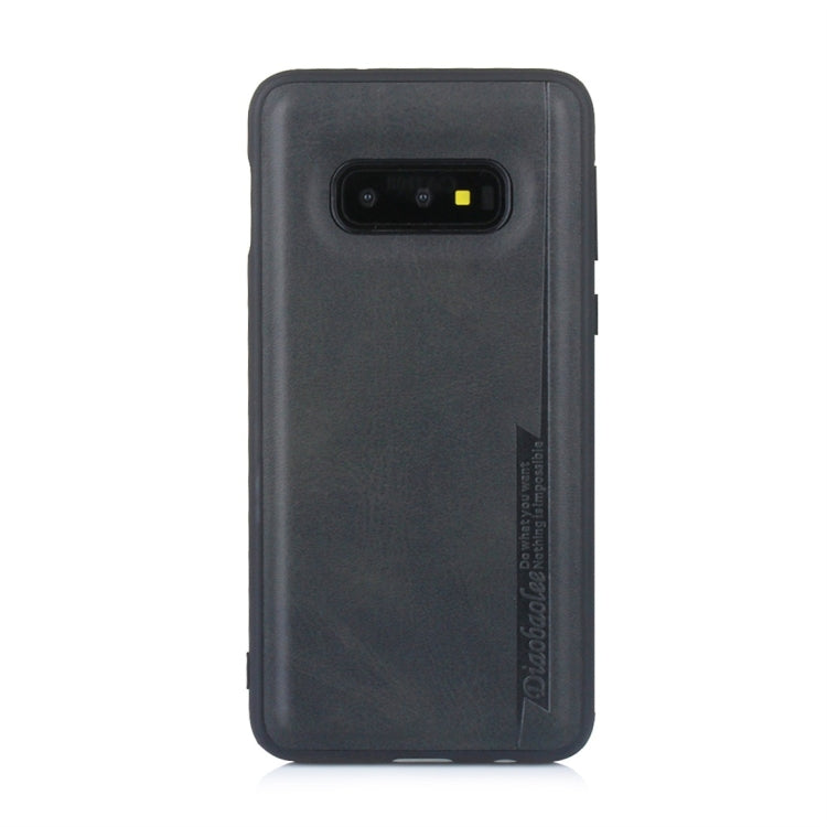 For Galaxy S10e Diaobaolee Shockproof PU + TPU Protective Case