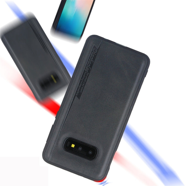 For Galaxy S10e Diaobaolee Shockproof PU + TPU Protective Case