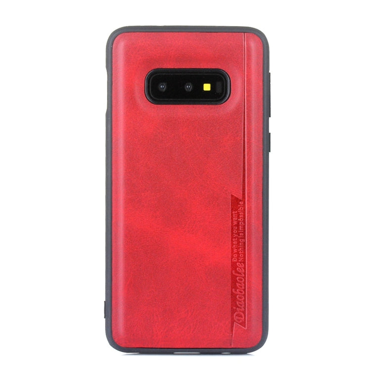 For Galaxy S10e Diaobaolee Shockproof PU + TPU Protective Case
