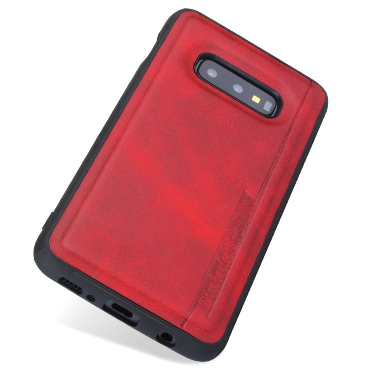 For Galaxy S10e Diaobaolee Shockproof PU + TPU Protective Case