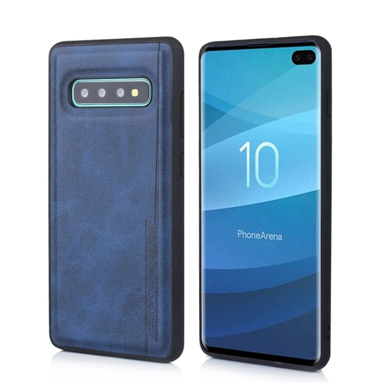 For Galaxy S10+ Diaobaolee Shockproof PU + TPU Protective Case