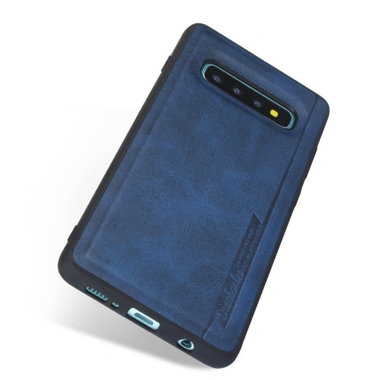 For Galaxy S10+ Diaobaolee Shockproof PU + TPU Protective Case