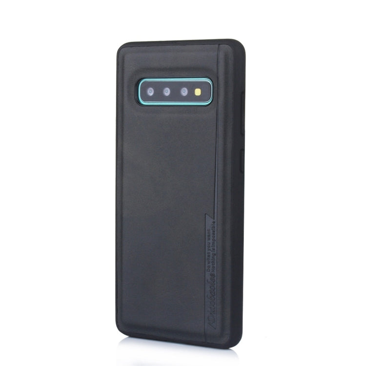 For Galaxy S10+ Diaobaolee Shockproof PU + TPU Protective Case