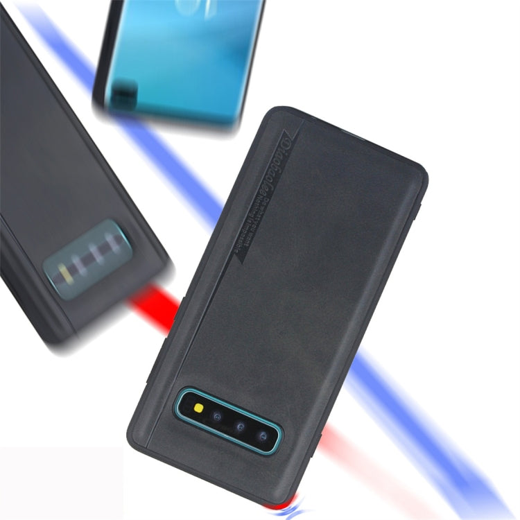 For Galaxy S10+ Diaobaolee Shockproof PU + TPU Protective Case