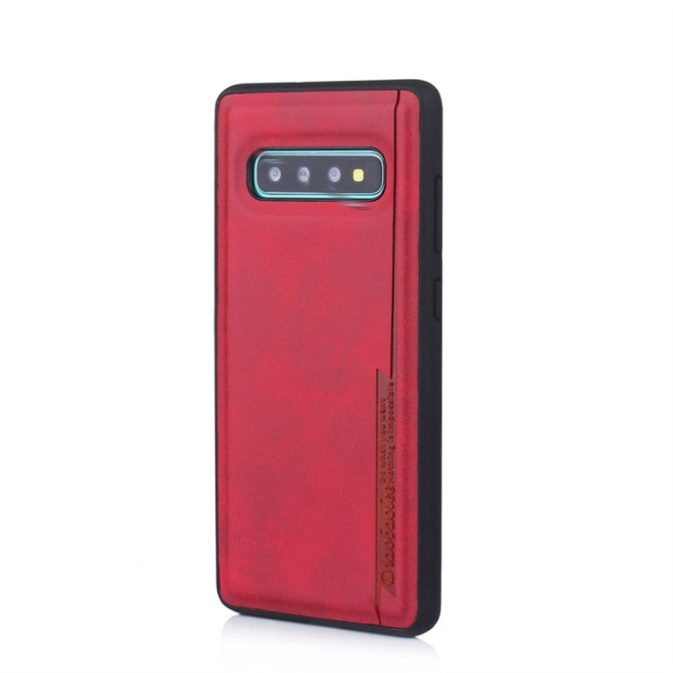 For Galaxy S10+ Diaobaolee Shockproof PU + TPU Protective Case