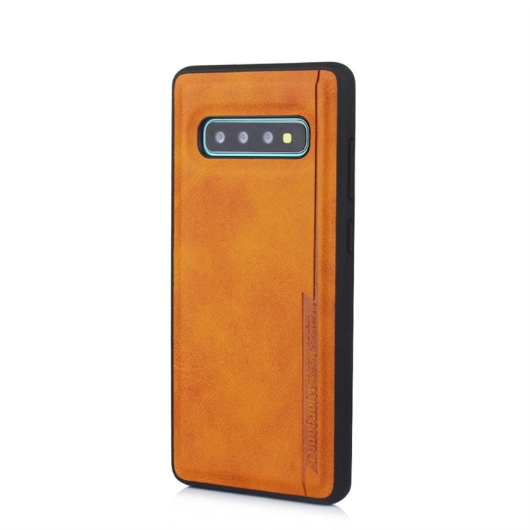 For Galaxy S10+ Diaobaolee Shockproof PU + TPU Protective Case