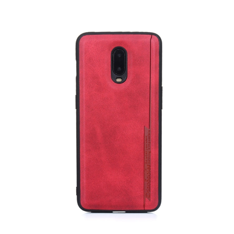 For OnePlus 6 Diaobaolee Shockproof PU + TPU Protective Case