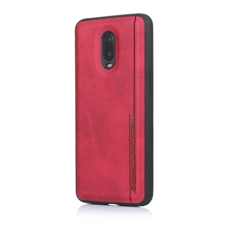 For OnePlus 6 Diaobaolee Shockproof PU + TPU Protective Case