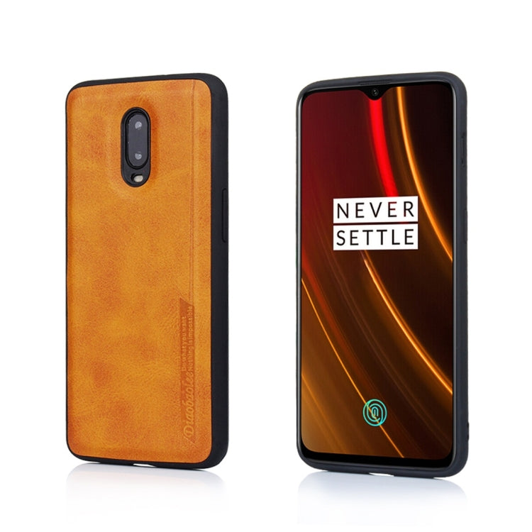 For OnePlus 6 Diaobaolee Shockproof PU + TPU Protective Case