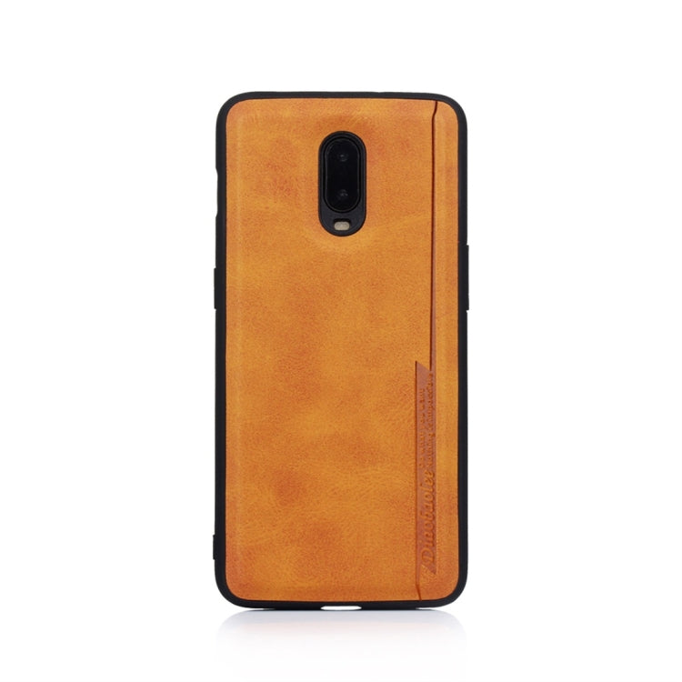 For OnePlus 6 Diaobaolee Shockproof PU + TPU Protective Case