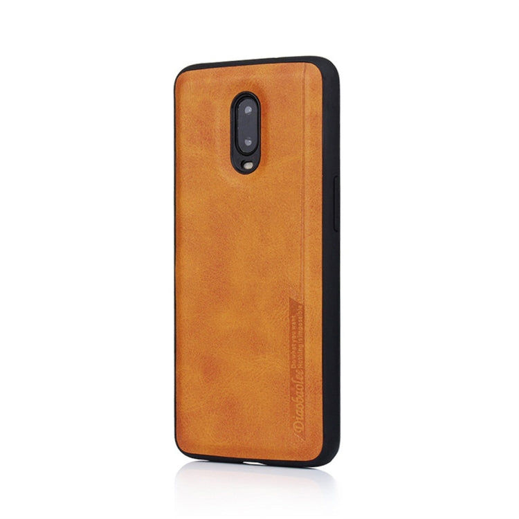 For OnePlus 6 Diaobaolee Shockproof PU + TPU Protective Case