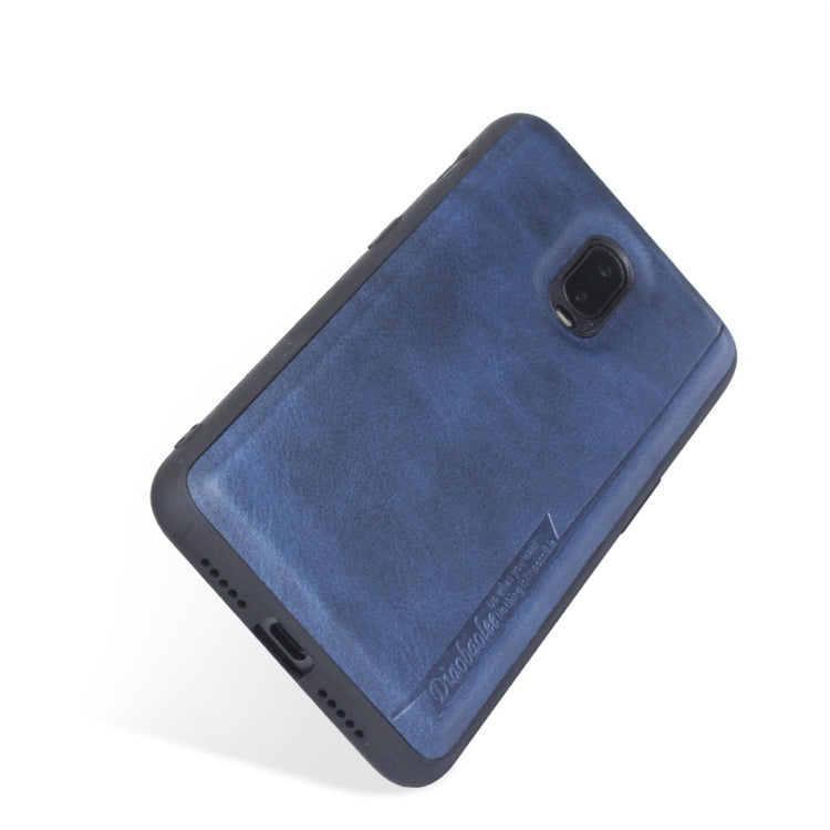 For OnePlus 6T Diaobaolee Shockproof PU + TPU Protective Case
