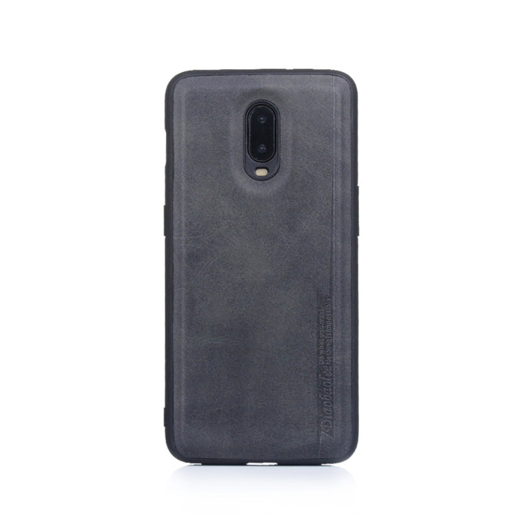 For OnePlus 6T Diaobaolee Shockproof PU + TPU Protective Case