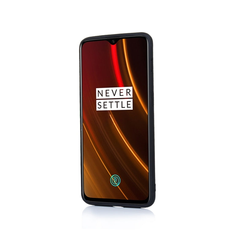 For OnePlus 6T Diaobaolee Shockproof PU + TPU Protective Case