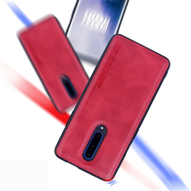 For OnePlus 7 Diaobaolee Shockproof PU + TPU Protective Case