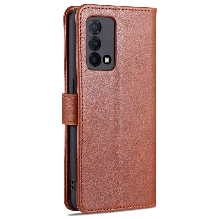 For OPPO K9 AZNS Sheepskin Texture Horizontal Flip Leather Case with Holder & Card Slots & Wallet
