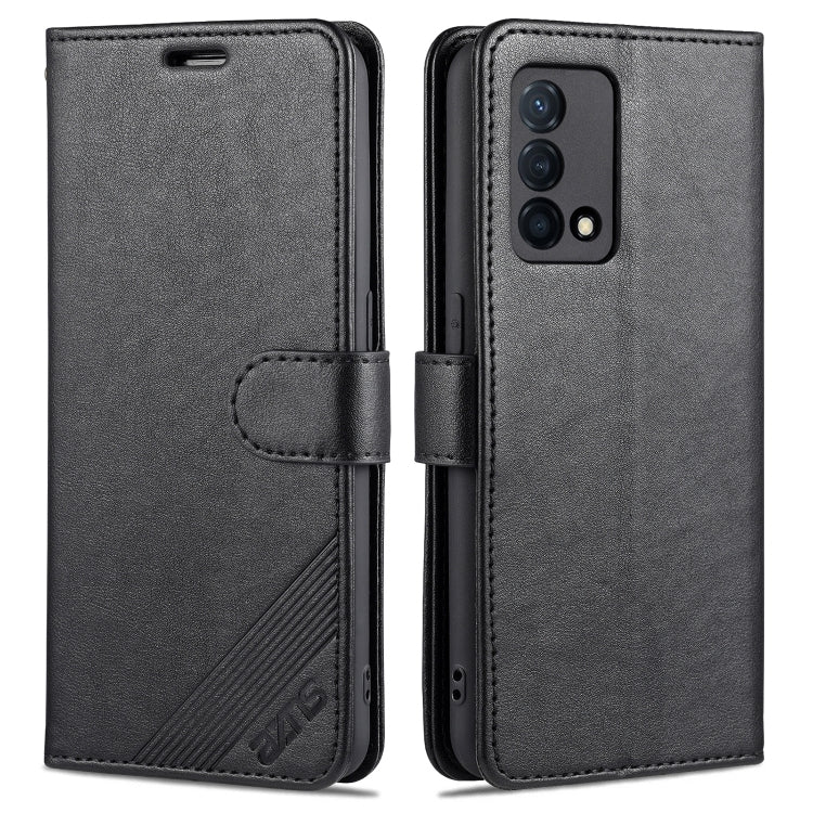 For OPPO K9 AZNS Sheepskin Texture Horizontal Flip Leather Case with Holder & Card Slots & Wallet