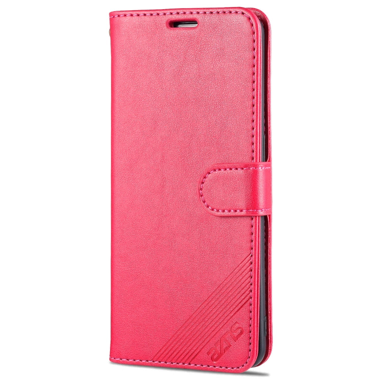 For OPPO Reno6 / Reno6 Pro 5G AZNS Sheepskin Texture Horizontal Flip Leather Case with Holder & Card Slots & Wallet