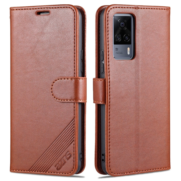 For vivo S9e AZNS Sheepskin Texture Horizontal Flip Leather Case with Holder & Card Slots & Wallet