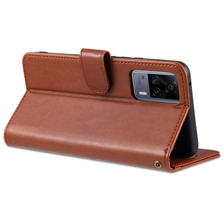 For vivo S9e AZNS Sheepskin Texture Horizontal Flip Leather Case with Holder & Card Slots & Wallet