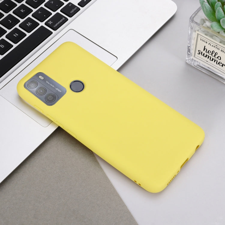 For Motorola Moto G50 Pure Color Liquid Silicone Shockproof Full Coverage Case