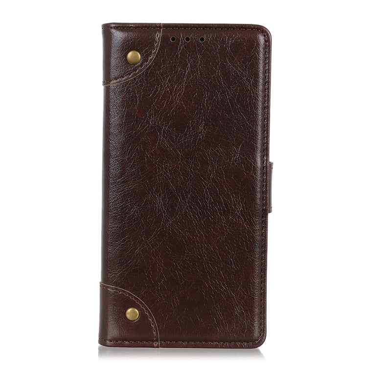 For iPhone 13 Copper Buckle Nappa Texture Horizontal Flip Leather Case with Holder & Card Slots & Wallet