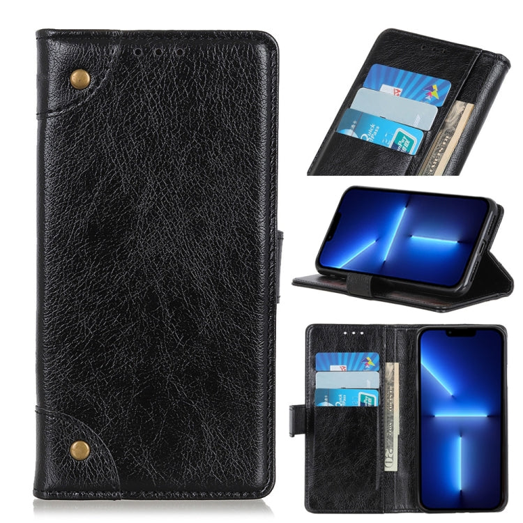For iPhone 13 Pro Copper Buckle Nappa Texture Horizontal Flip Leather Case with Holder & Card Slots & Wallet