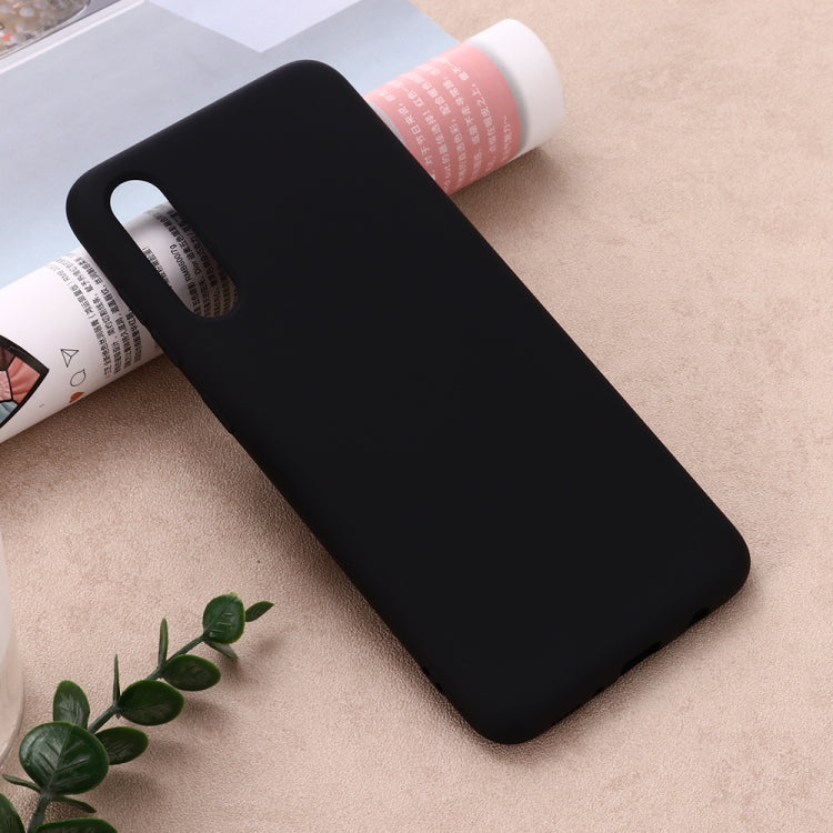 For Galaxy A70s Solid Color Liquid Silicone Dropproof Full Coverage Protective Case