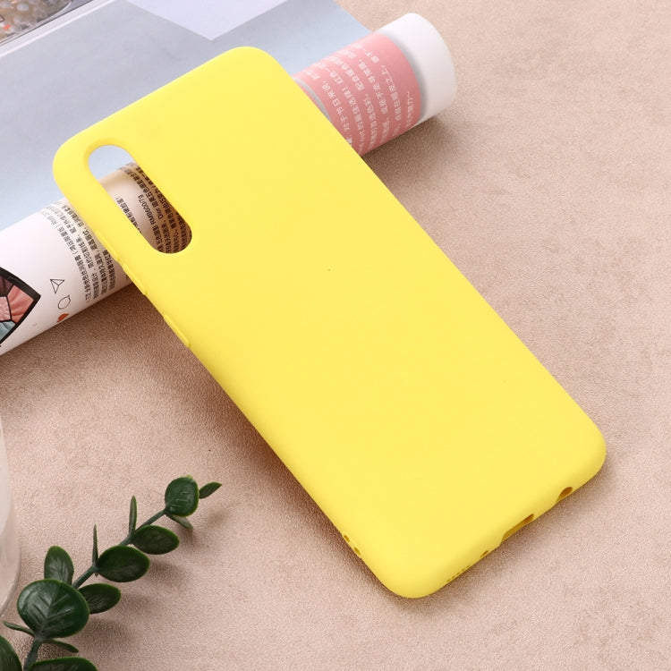 For Galaxy A70s Solid Color Liquid Silicone Dropproof Full Coverage Protective Case